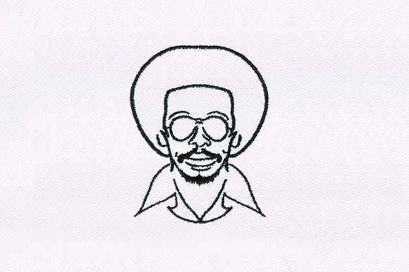 70s Afro Man Design: Real Booth Review for Craft Fair Sellers