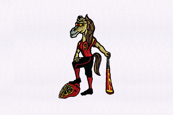 Baseball Playing Horse Design Review for Small Business Merch