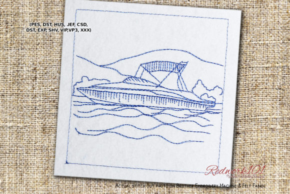 Deck Boat Redwork: A Designer’s Review for Craft Fair Sellers