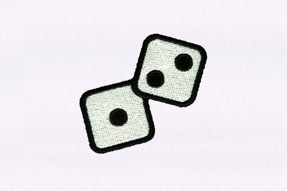 Dice Embroidery Design Review for Small Business Merch