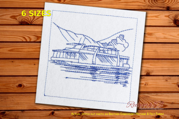 Houseboat Redwork: An Embroidery Seller’s Honest Review