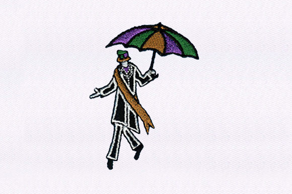 Tall Man with Umbrella – Circus Embroidery Review
